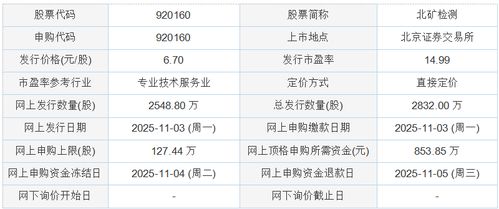 今日申購北礦檢測，技術服務與技術推廣雙輪驅動